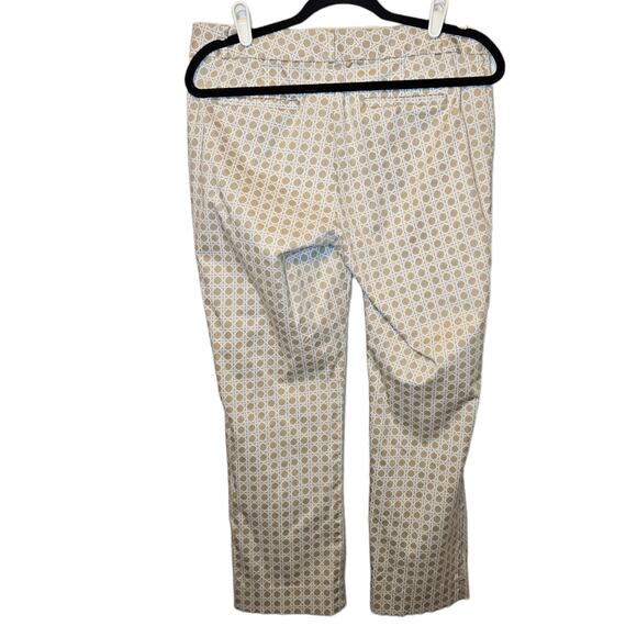 Banana Republic Flat Front Khaki Pattern Dress Pants sz 8 - Picture 2 of 7